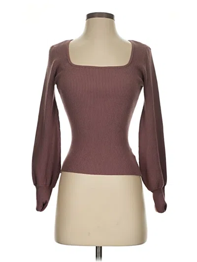 Pre-owned Fashion Nova Cardigan Sweater In Brown