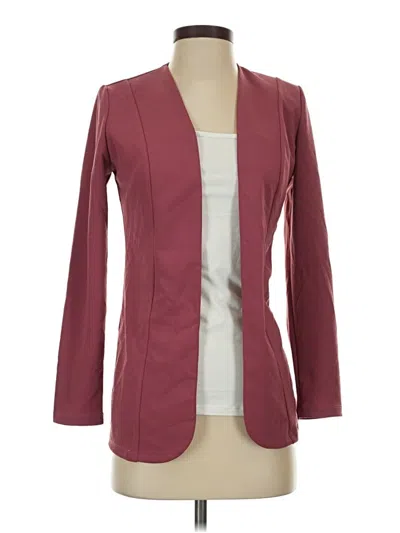 Pre-owned Fashion Nova Cardigan Sweater In Burgundy