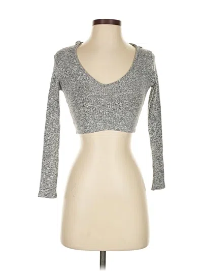 Pre-owned Fashion Nova Cardigan Sweater In Gray