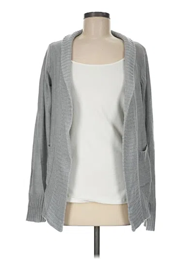 Pre-owned Fashion Nova Cardigan Sweater In Gray