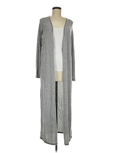 Pre-owned Fashion Nova Cardigan Sweater In Gray