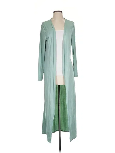 Pre-owned Fashion Nova Cardigan Sweater In Green