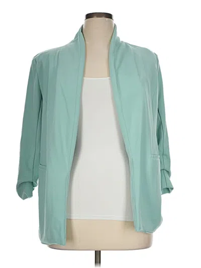 Pre-owned Fashion Nova Cardigan Sweater In Teal