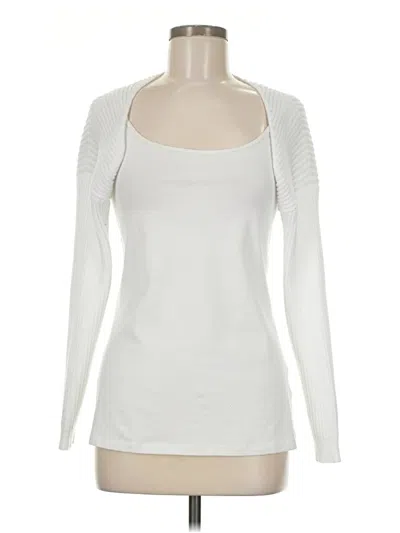 Pre-owned Fashion Nova Cardigan Sweater In White