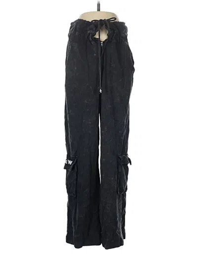Pre-owned Fashion Nova Cargo Pants In Black