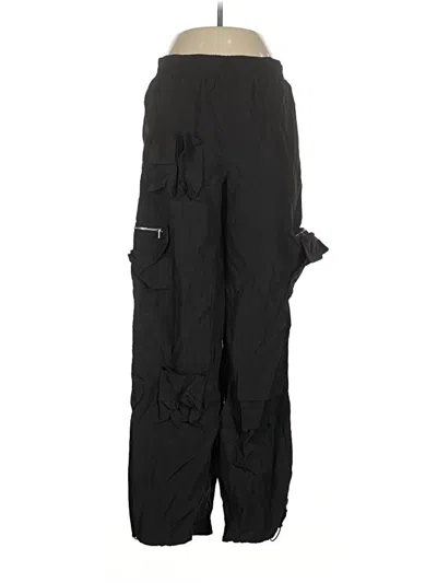 Pre-owned Fashion Nova Cargo Pants In Black