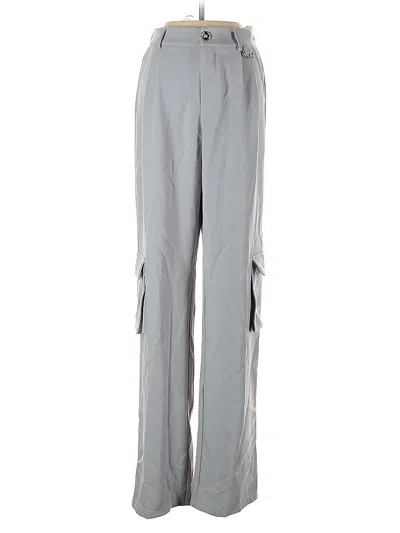 Pre-owned Fashion Nova Cargo Pants In Gray