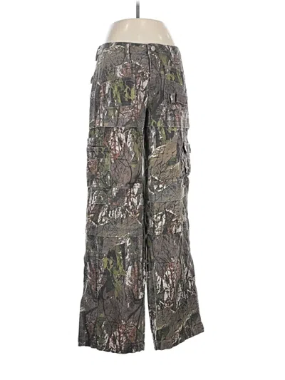 Pre-owned Fashion Nova Cargo Pants In Gray