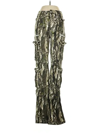 Pre-owned Fashion Nova Cargo Pants In Green