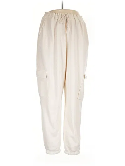 Pre-owned Fashion Nova Cargo Pants In Ivory