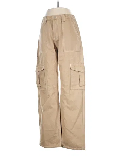 Pre-owned Fashion Nova Cargo Pants In Tan