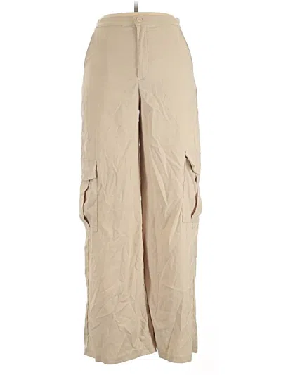 Pre-owned Fashion Nova Cargo Pants In Tan