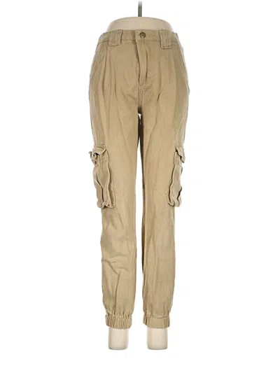 Pre-owned Fashion Nova Cargo Pants In Tan