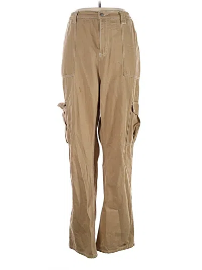Pre-owned Fashion Nova Cargo Pants In Tan