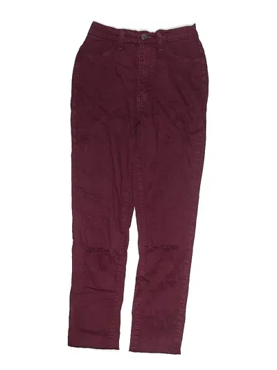 Pre-owned Fashion Nova Cargo Shorts In Burgundy