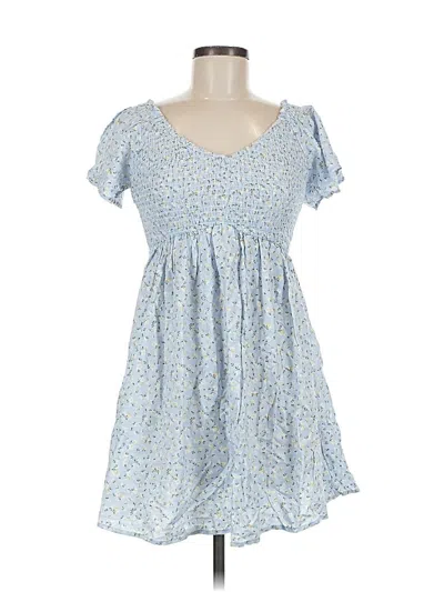 Fashion Nova Casual Dress In Blue