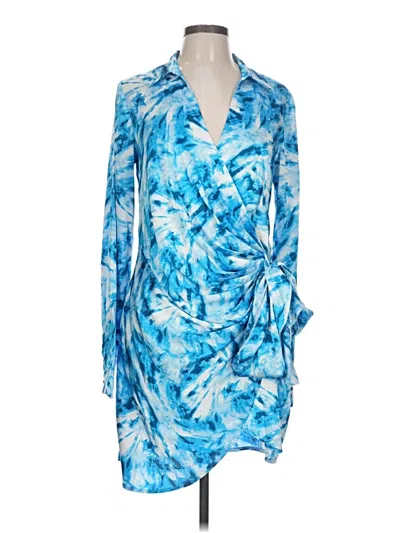 Pre-owned Fashion Nova Casual Dress In Blue
