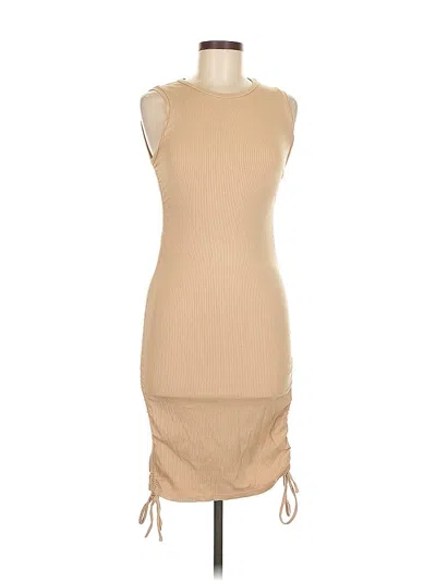 Pre-owned Fashion Nova Casual Dress In Brown