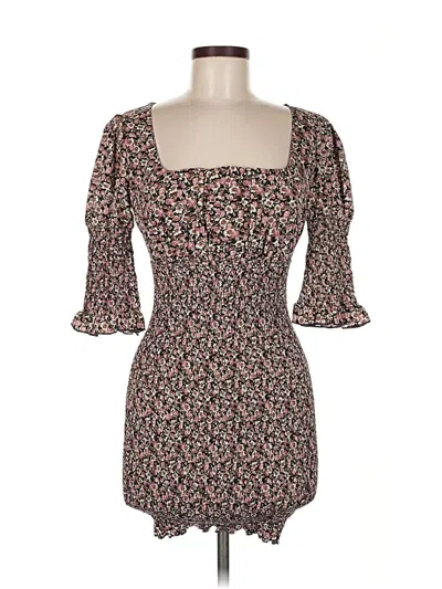 Pre-owned Fashion Nova Casual Dress In Brown