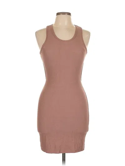 Pre-owned Fashion Nova Casual Dress In Brown