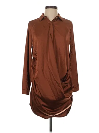 Fashion Nova Casual Dress In Brown