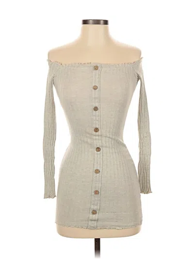 Pre-owned Fashion Nova Casual Dress In Gray
