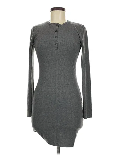 Pre-owned Fashion Nova Casual Dress In Gray