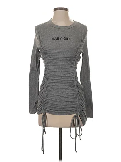 Pre-owned Fashion Nova Casual Dress In Gray