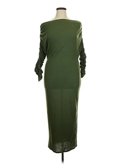 Pre-owned Fashion Nova Casual Dress In Green