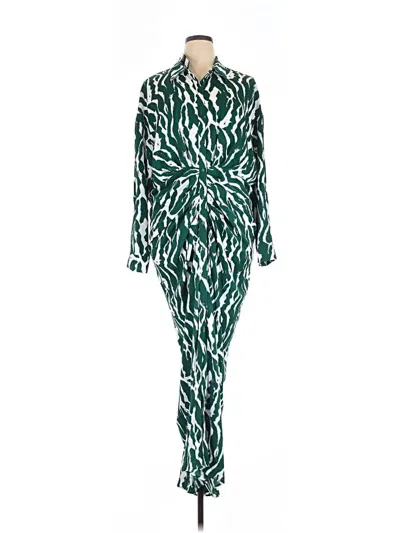 Pre-owned Fashion Nova Casual Dress In Green