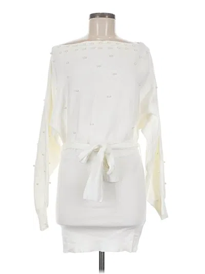 Pre-owned Fashion Nova Casual Dress In Ivory