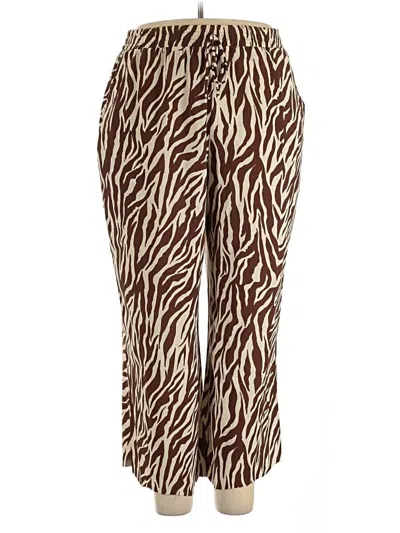 Pre-owned Fashion Nova Casual Pants In Brown
