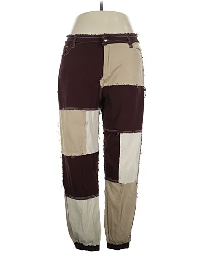 Pre-owned Fashion Nova Casual Pants In Brown