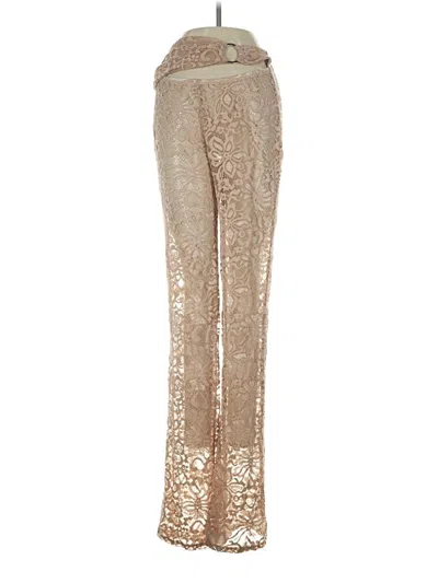 Pre-owned Fashion Nova Casual Pants In Gold