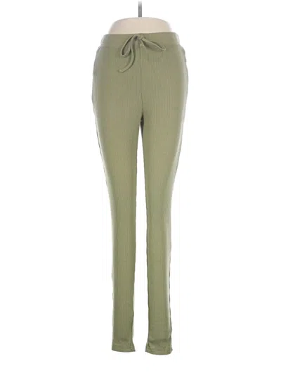 Pre-owned Fashion Nova Casual Pants In Green