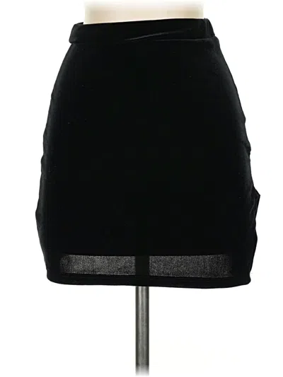Pre-owned Fashion Nova Casual Skirt In Black