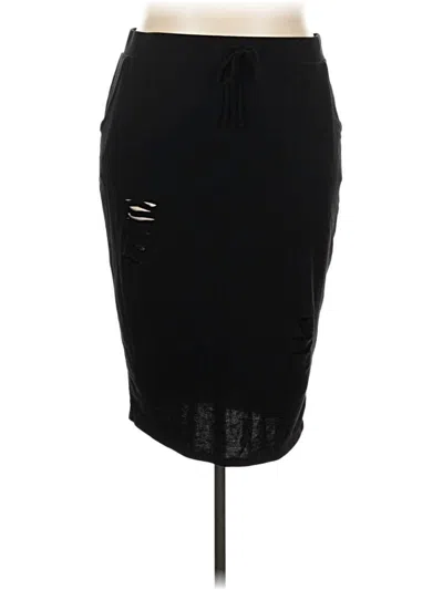 Pre-owned Fashion Nova Casual Skirt In Black