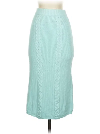 Pre-owned Fashion Nova Casual Skirt In Blue