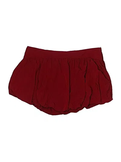 Pre-owned Fashion Nova Casual Skirt In Burgundy