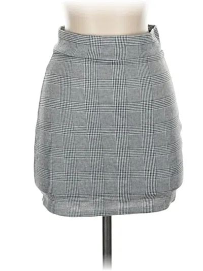 Pre-owned Fashion Nova Casual Skirt In Gray