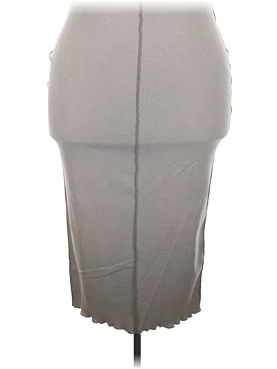 Pre-owned Fashion Nova Casual Skirt In Gray