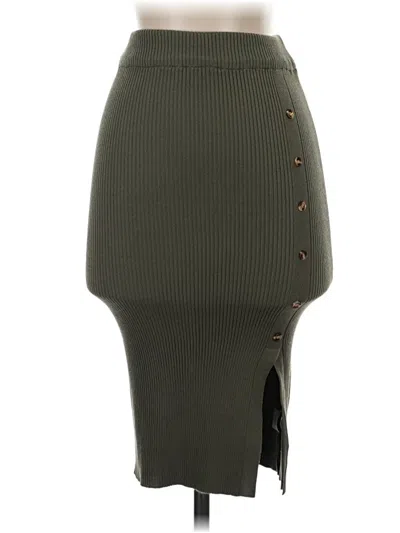 Pre-owned Fashion Nova Casual Skirt In Green