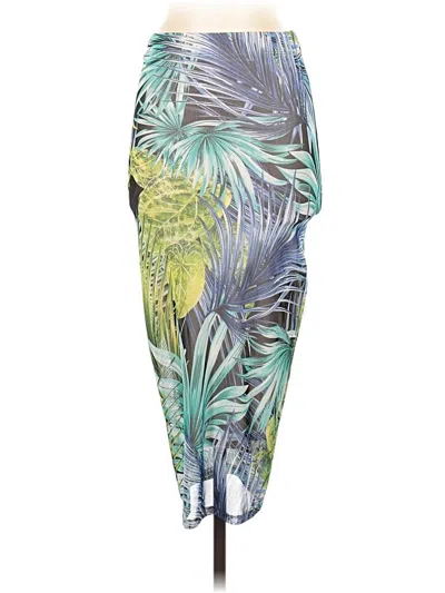 Pre-owned Fashion Nova Casual Skirt In Green