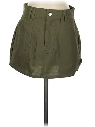 Fashion Nova Casual Skirt In Green