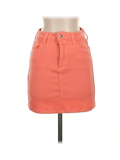 Pre-owned Fashion Nova Casual Skirt In Orange