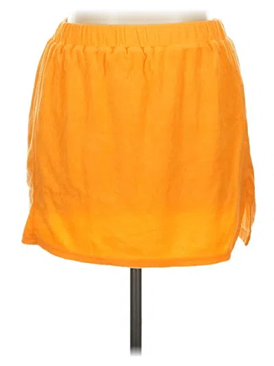 Fashion Nova Casual Skirt In Orange