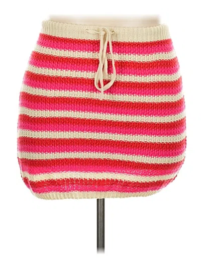 Pre-owned Fashion Nova Casual Skirt In Pink