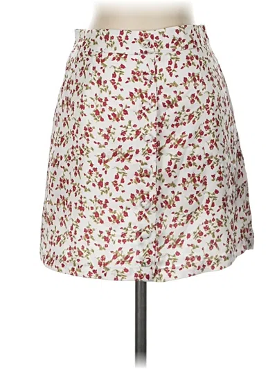 Pre-owned Fashion Nova Casual Skirt In White