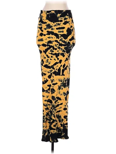 Pre-owned Fashion Nova Casual Skirt In Yellow