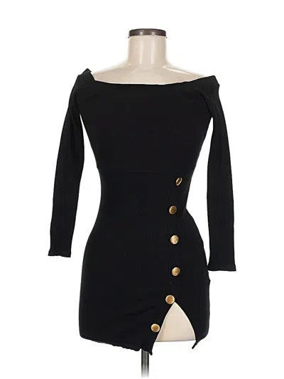 Pre-owned Fashion Nova Cocktail Dress In Black